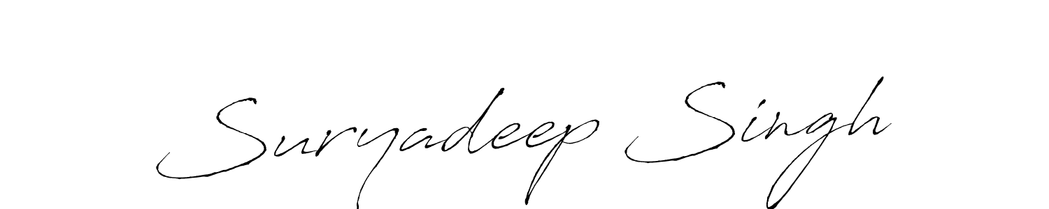 Also You can easily find your signature by using the search form. We will create Suryadeep Singh name handwritten signature images for you free of cost using Antro_Vectra sign style. Suryadeep Singh signature style 6 images and pictures png
