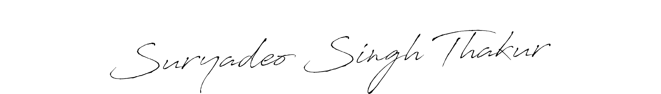 See photos of Suryadeo Singh Thakur official signature by Spectra . Check more albums & portfolios. Read reviews & check more about Antro_Vectra font. Suryadeo Singh Thakur signature style 6 images and pictures png