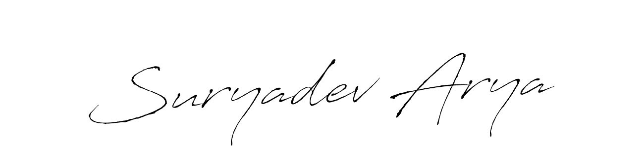 This is the best signature style for the Suryadev Arya name. Also you like these signature font (Antro_Vectra). Mix name signature. Suryadev Arya signature style 6 images and pictures png