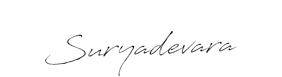 How to make Suryadevara signature? Antro_Vectra is a professional autograph style. Create handwritten signature for Suryadevara name. Suryadevara signature style 6 images and pictures png