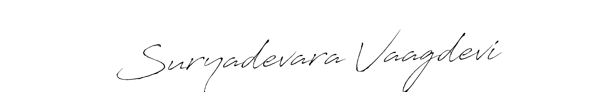Also we have Suryadevara Vaagdevi name is the best signature style. Create professional handwritten signature collection using Antro_Vectra autograph style. Suryadevara Vaagdevi signature style 6 images and pictures png