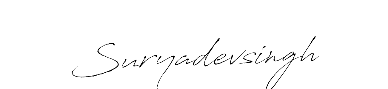Create a beautiful signature design for name Suryadevsingh. With this signature (Antro_Vectra) fonts, you can make a handwritten signature for free. Suryadevsingh signature style 6 images and pictures png