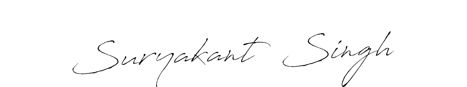 You can use this online signature creator to create a handwritten signature for the name Suryakant  Singh. This is the best online autograph maker. Suryakant  Singh signature style 6 images and pictures png