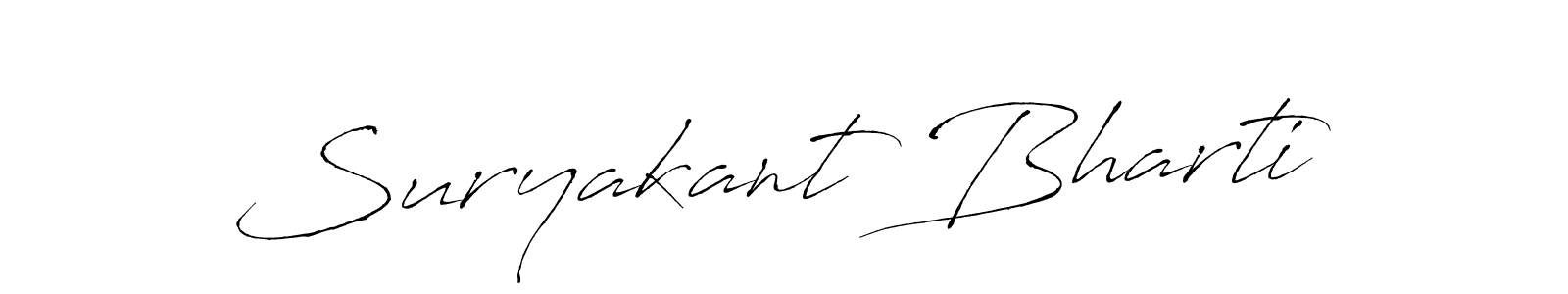How to make Suryakant Bharti signature? Antro_Vectra is a professional autograph style. Create handwritten signature for Suryakant Bharti name. Suryakant Bharti signature style 6 images and pictures png