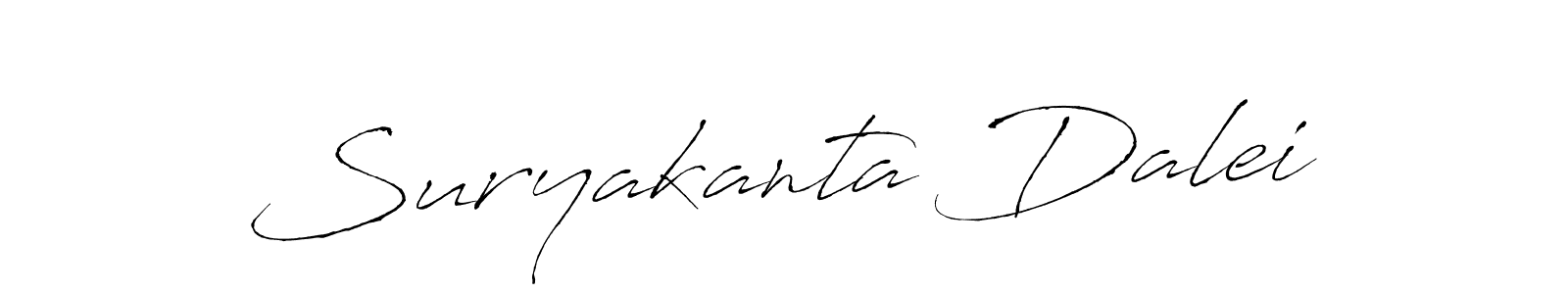 Use a signature maker to create a handwritten signature online. With this signature software, you can design (Antro_Vectra) your own signature for name Suryakanta Dalei. Suryakanta Dalei signature style 6 images and pictures png