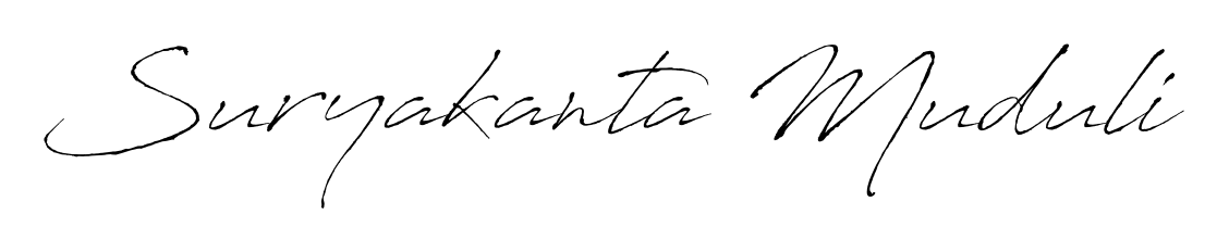 Suryakanta Muduli stylish signature style. Best Handwritten Sign (Antro_Vectra) for my name. Handwritten Signature Collection Ideas for my name Suryakanta Muduli. Suryakanta Muduli signature style 6 images and pictures png