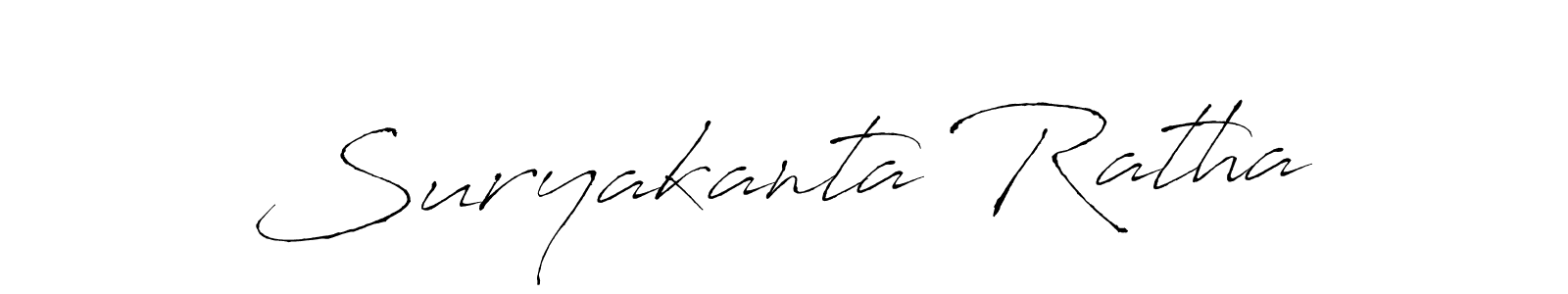 Create a beautiful signature design for name Suryakanta Ratha. With this signature (Antro_Vectra) fonts, you can make a handwritten signature for free. Suryakanta Ratha signature style 6 images and pictures png