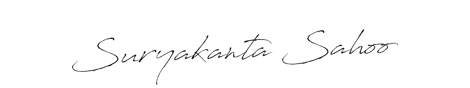 Use a signature maker to create a handwritten signature online. With this signature software, you can design (Antro_Vectra) your own signature for name Suryakanta Sahoo. Suryakanta Sahoo signature style 6 images and pictures png