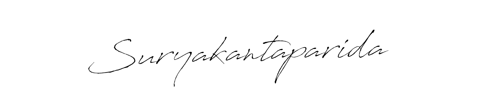 Create a beautiful signature design for name Suryakantaparida. With this signature (Antro_Vectra) fonts, you can make a handwritten signature for free. Suryakantaparida signature style 6 images and pictures png