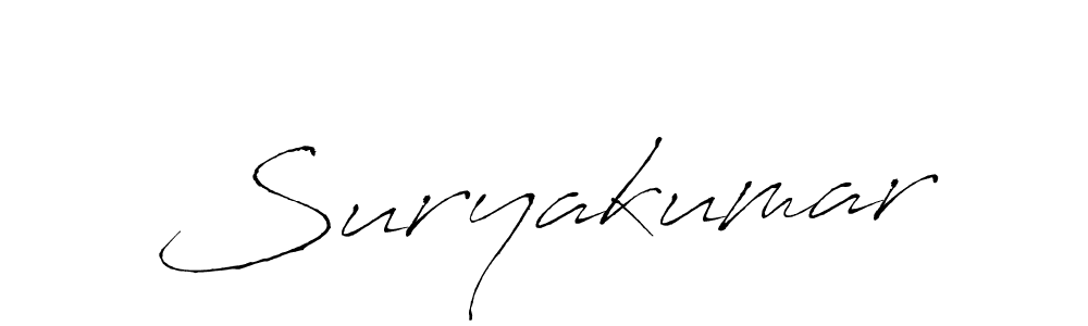 Make a beautiful signature design for name Suryakumar. With this signature (Antro_Vectra) style, you can create a handwritten signature for free. Suryakumar signature style 6 images and pictures png