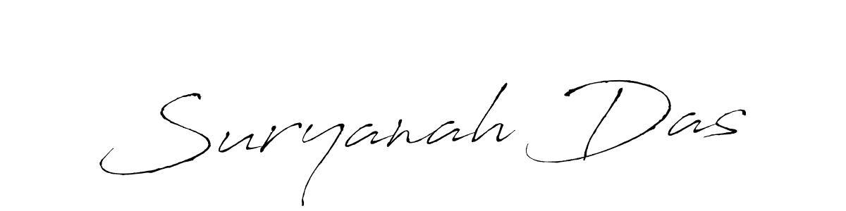 Make a beautiful signature design for name Suryanah Das. Use this online signature maker to create a handwritten signature for free. Suryanah Das signature style 6 images and pictures png