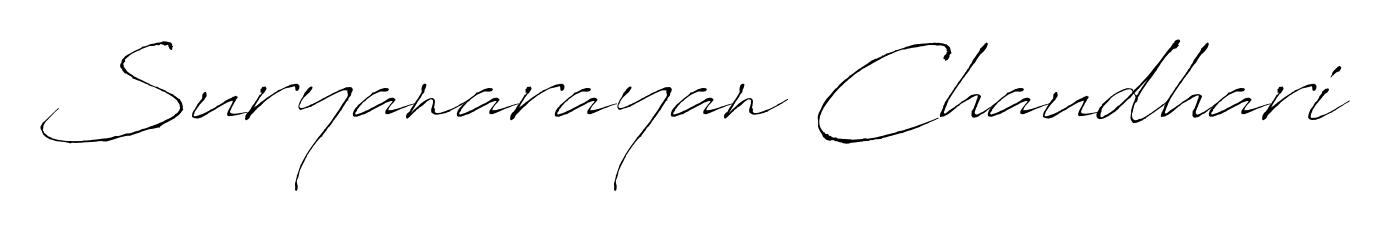 Style your name Suryanarayan Chaudhari with confidence using Antro_Vectra signature design. Simple, elegant, and ready for immediate document use. Suryanarayan Chaudhari signature style 6 images and pictures png