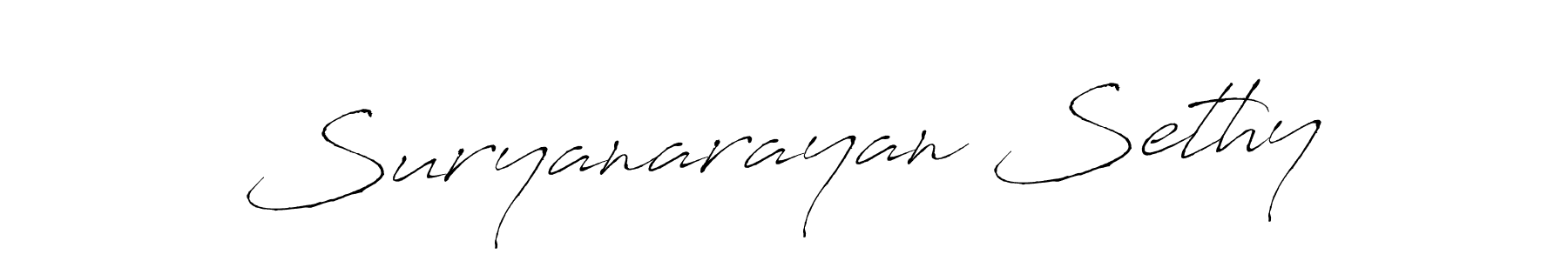 Antro_Vectra is a professional signature style that is perfect for those who want to add a touch of class to their signature. It is also a great choice for those who want to make their signature more unique. Get Suryanarayan Sethy name to fancy signature for free. Suryanarayan Sethy signature style 6 images and pictures png