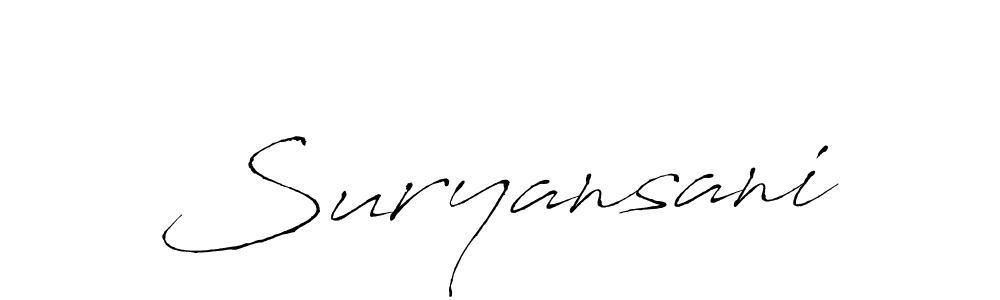How to Draw Suryansani signature style? Antro_Vectra is a latest design signature styles for name Suryansani. Suryansani signature style 6 images and pictures png