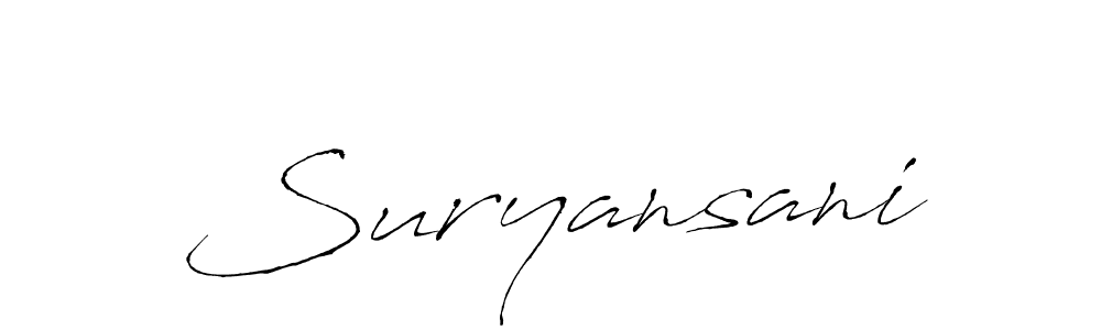 Also we have Suryansani name is the best signature style. Create professional handwritten signature collection using Antro_Vectra autograph style. Suryansani signature style 6 images and pictures png