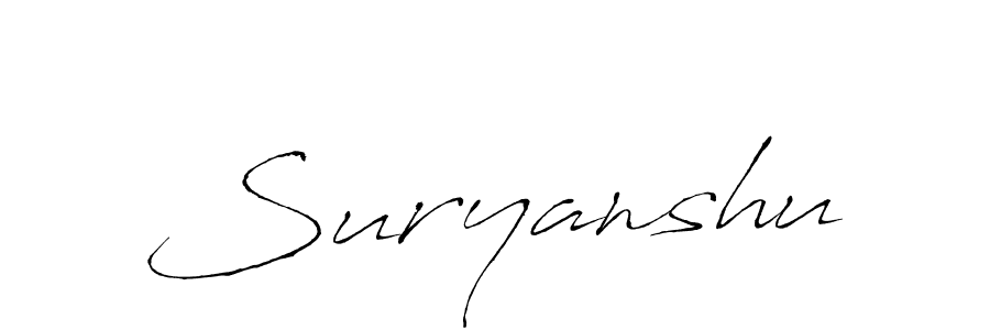 You should practise on your own different ways (Antro_Vectra) to write your name (Suryanshu) in signature. don't let someone else do it for you. Suryanshu signature style 6 images and pictures png