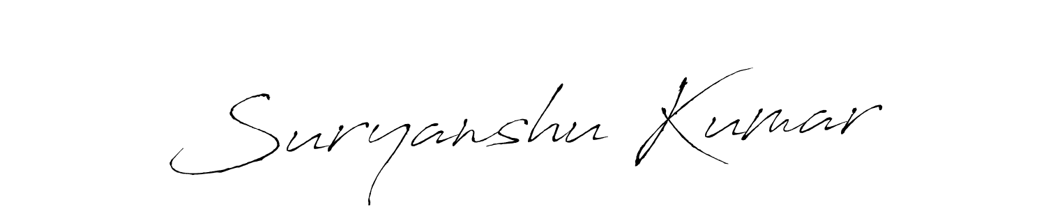You should practise on your own different ways (Antro_Vectra) to write your name (Suryanshu Kumar) in signature. don't let someone else do it for you. Suryanshu Kumar signature style 6 images and pictures png