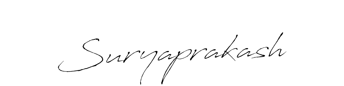 You should practise on your own different ways (Antro_Vectra) to write your name (Suryaprakash) in signature. don't let someone else do it for you. Suryaprakash signature style 6 images and pictures png