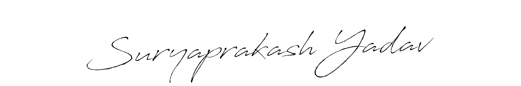 Also You can easily find your signature by using the search form. We will create Suryaprakash Yadav name handwritten signature images for you free of cost using Antro_Vectra sign style. Suryaprakash Yadav signature style 6 images and pictures png