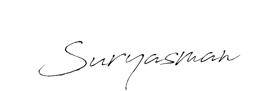 Make a beautiful signature design for name Suryasman. With this signature (Antro_Vectra) style, you can create a handwritten signature for free. Suryasman signature style 6 images and pictures png