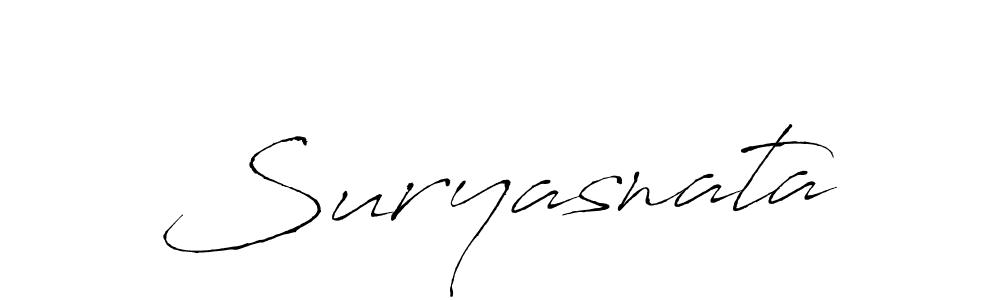 Design your own signature with our free online signature maker. With this signature software, you can create a handwritten (Antro_Vectra) signature for name Suryasnata. Suryasnata signature style 6 images and pictures png