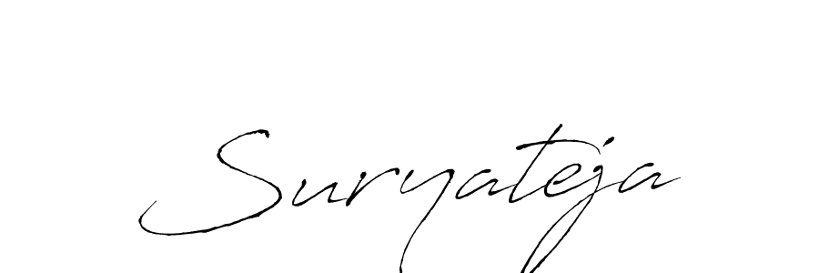 Also we have Suryateja name is the best signature style. Create professional handwritten signature collection using Antro_Vectra autograph style. Suryateja signature style 6 images and pictures png