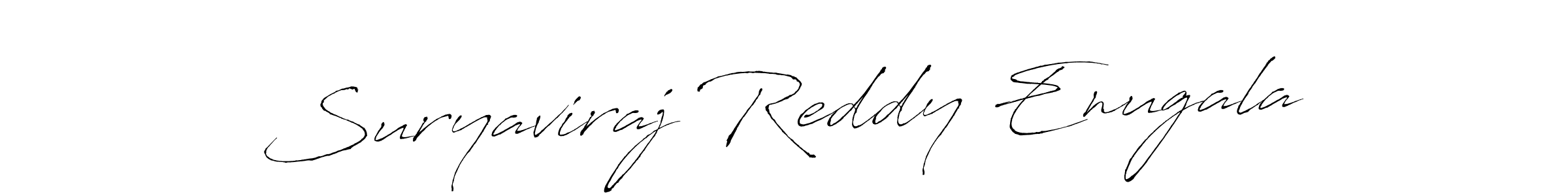 Use a signature maker to create a handwritten signature online. With this signature software, you can design (Antro_Vectra) your own signature for name Suryaviraj Reddy Enugala. Suryaviraj Reddy Enugala signature style 6 images and pictures png