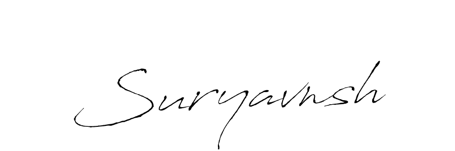 Once you've used our free online signature maker to create your best signature Antro_Vectra style, it's time to enjoy all of the benefits that Suryavnsh name signing documents. Suryavnsh signature style 6 images and pictures png