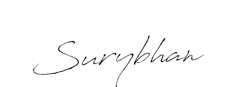 The best way (Antro_Vectra) to make a short signature is to pick only two or three words in your name. The name Surybhan include a total of six letters. For converting this name. Surybhan signature style 6 images and pictures png