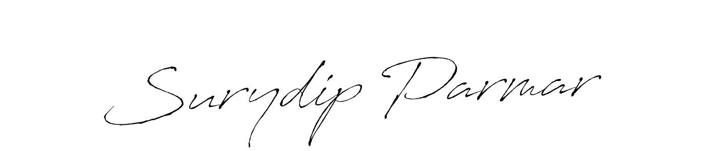You should practise on your own different ways (Antro_Vectra) to write your name (Surydip Parmar) in signature. don't let someone else do it for you. Surydip Parmar signature style 6 images and pictures png