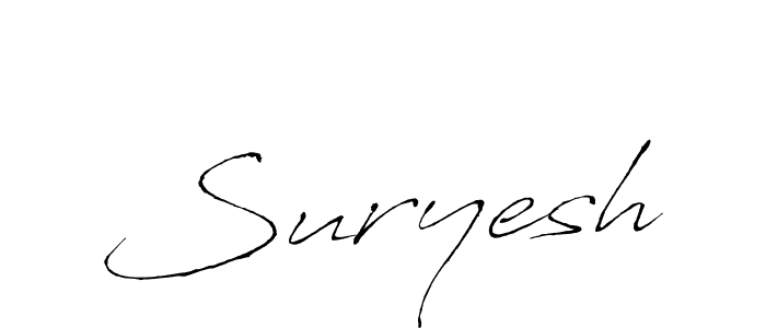 Suryesh stylish signature style. Best Handwritten Sign (Antro_Vectra) for my name. Handwritten Signature Collection Ideas for my name Suryesh. Suryesh signature style 6 images and pictures png