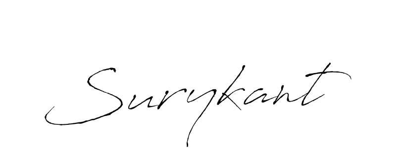 Create a beautiful signature design for name Surykant. With this signature (Antro_Vectra) fonts, you can make a handwritten signature for free. Surykant signature style 6 images and pictures png