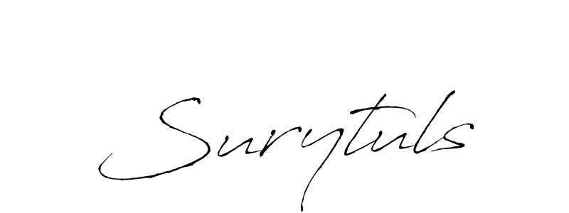 Similarly Antro_Vectra is the best handwritten signature design. Signature creator online .You can use it as an online autograph creator for name Surytuls. Surytuls signature style 6 images and pictures png