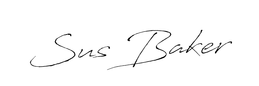 You should practise on your own different ways (Antro_Vectra) to write your name (Sus Baker) in signature. don't let someone else do it for you. Sus Baker signature style 6 images and pictures png