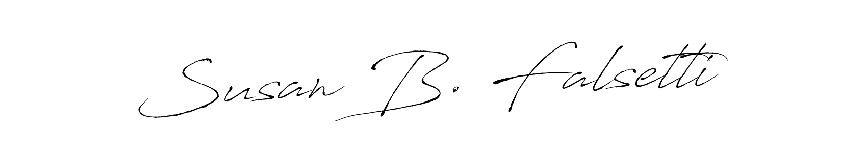 It looks lik you need a new signature style for name Susan B. Falsetti. Design unique handwritten (Antro_Vectra) signature with our free signature maker in just a few clicks. Susan B. Falsetti signature style 6 images and pictures png