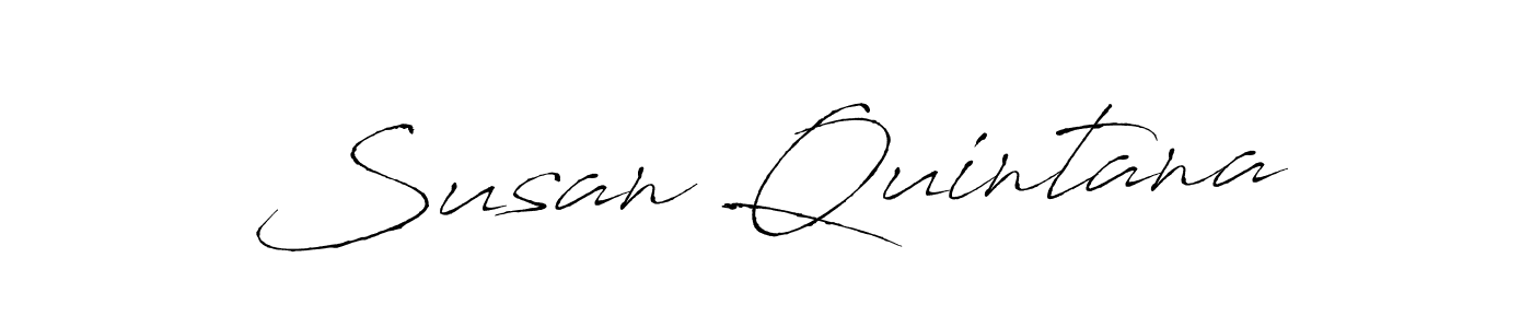 How to make Susan Quintana name signature. Use Antro_Vectra style for creating short signs online. This is the latest handwritten sign. Susan Quintana signature style 6 images and pictures png