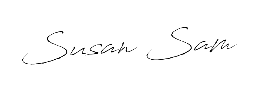 Create a beautiful signature design for name Susan Sam. With this signature (Antro_Vectra) fonts, you can make a handwritten signature for free. Susan Sam signature style 6 images and pictures png