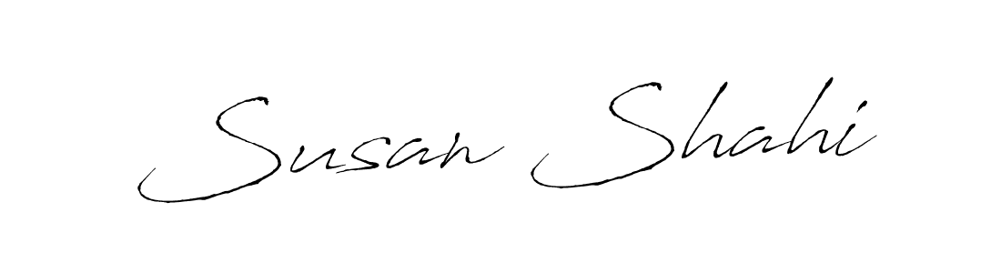 How to make Susan Shahi name signature. Use Antro_Vectra style for creating short signs online. This is the latest handwritten sign. Susan Shahi signature style 6 images and pictures png