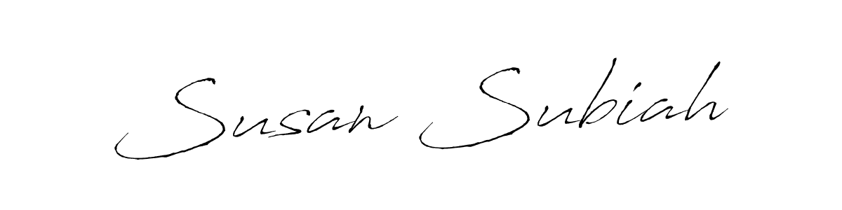 Also You can easily find your signature by using the search form. We will create Susan Subiah name handwritten signature images for you free of cost using Antro_Vectra sign style. Susan Subiah signature style 6 images and pictures png