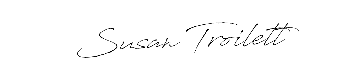 Also we have Susan Troilett name is the best signature style. Create professional handwritten signature collection using Antro_Vectra autograph style. Susan Troilett signature style 6 images and pictures png