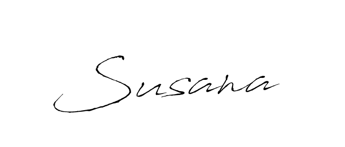 Design your own signature with our free online signature maker. With this signature software, you can create a handwritten (Antro_Vectra) signature for name Susana . Susana  signature style 6 images and pictures png