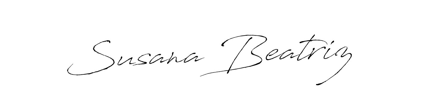 How to make Susana Beatriz signature? Antro_Vectra is a professional autograph style. Create handwritten signature for Susana Beatriz name. Susana Beatriz signature style 6 images and pictures png