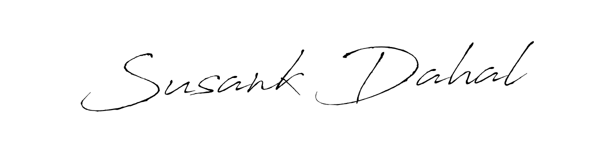 Use a signature maker to create a handwritten signature online. With this signature software, you can design (Antro_Vectra) your own signature for name Susank Dahal. Susank Dahal signature style 6 images and pictures png