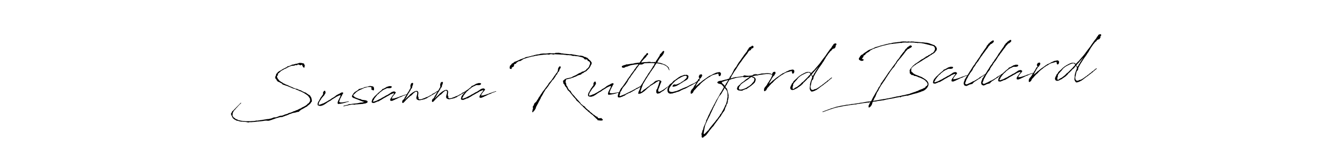 Make a beautiful signature design for name Susanna Rutherford Ballard. Use this online signature maker to create a handwritten signature for free. Susanna Rutherford Ballard signature style 6 images and pictures png