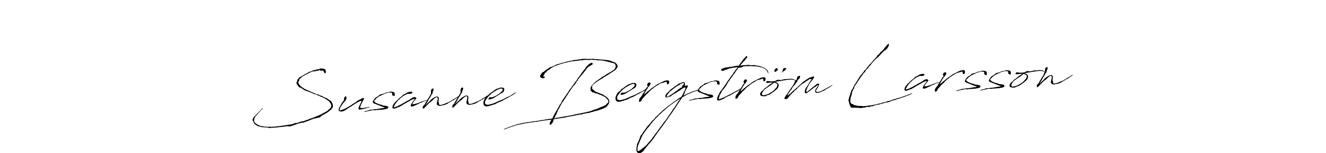 Create a beautiful signature design for name Susanne Bergström Larsson. With this signature (Antro_Vectra) fonts, you can make a handwritten signature for free. Susanne Bergström Larsson signature style 6 images and pictures png