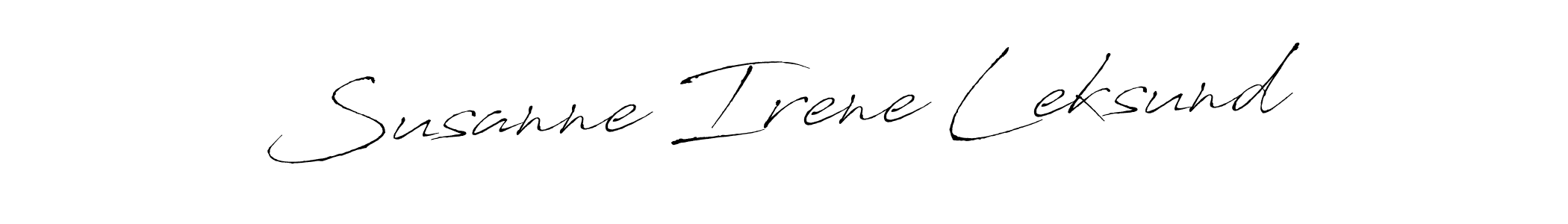 Use a signature maker to create a handwritten signature online. With this signature software, you can design (Antro_Vectra) your own signature for name Susanne Irene Leksund. Susanne Irene Leksund signature style 6 images and pictures png