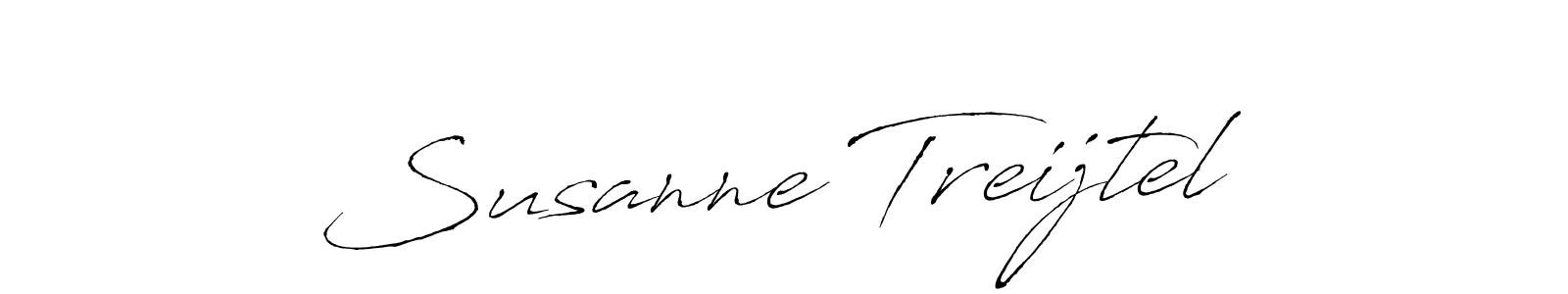 You should practise on your own different ways (Antro_Vectra) to write your name (Susanne Treijtel) in signature. don't let someone else do it for you. Susanne Treijtel signature style 6 images and pictures png