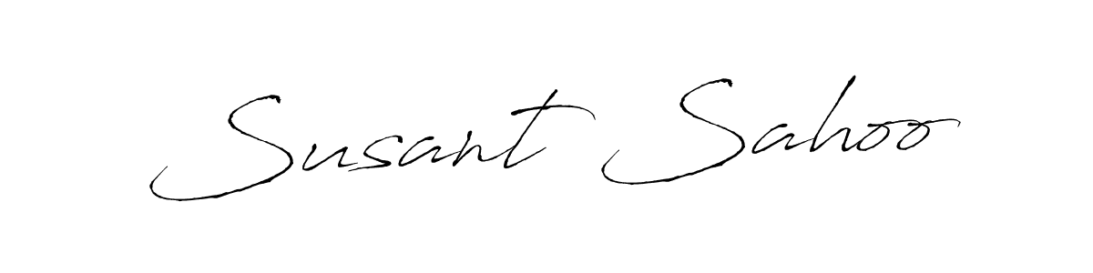 How to make Susant Sahoo signature? Antro_Vectra is a professional autograph style. Create handwritten signature for Susant Sahoo name. Susant Sahoo signature style 6 images and pictures png