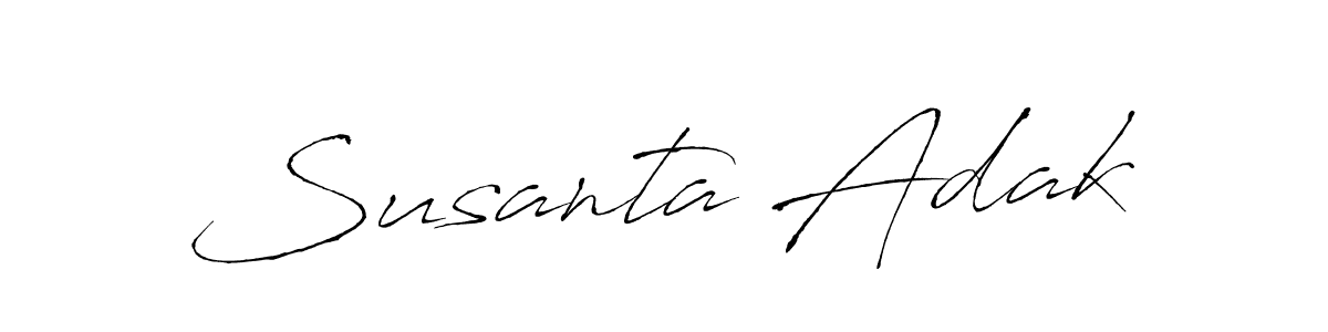 How to make Susanta Adak signature? Antro_Vectra is a professional autograph style. Create handwritten signature for Susanta Adak name. Susanta Adak signature style 6 images and pictures png