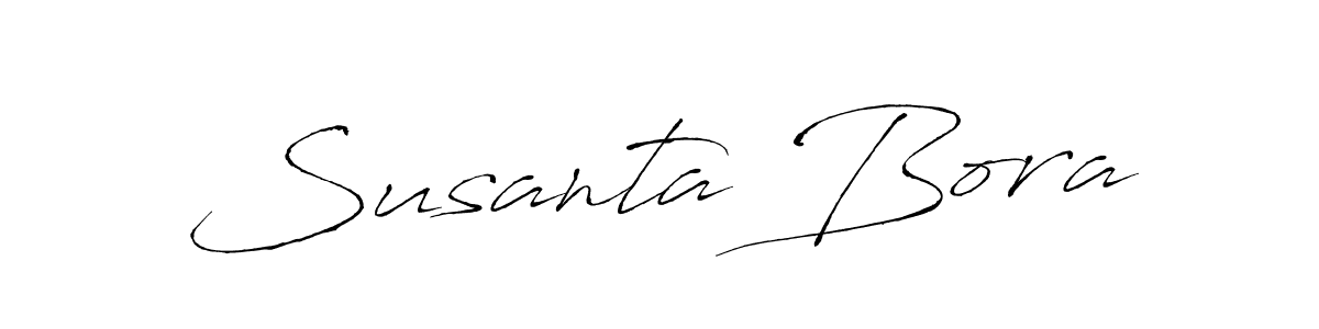 The best way (Antro_Vectra) to make a short signature is to pick only two or three words in your name. The name Susanta Bora include a total of six letters. For converting this name. Susanta Bora signature style 6 images and pictures png